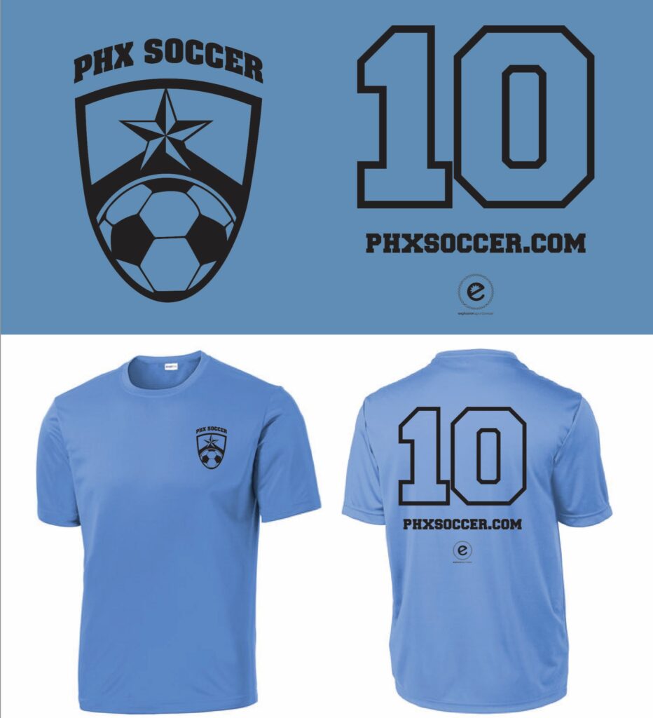 SporTec ST350 Carolina blue soccer jersey