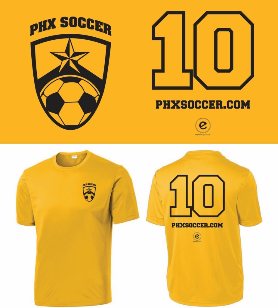 PASL Carolina Gold jersey